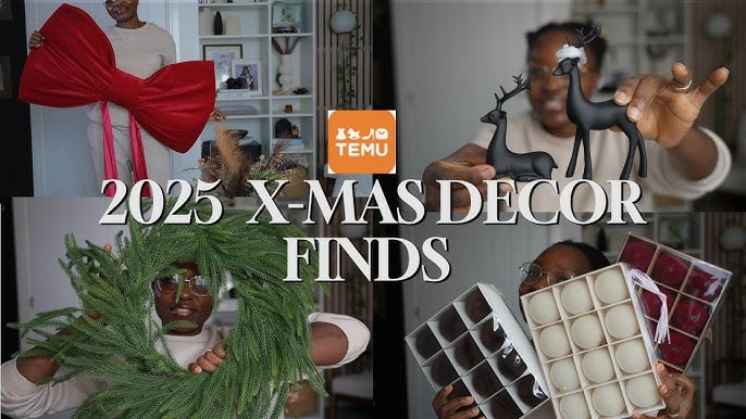 Top decorazioni natalizie super belle e super economiche su Temu (tendenze 2025)