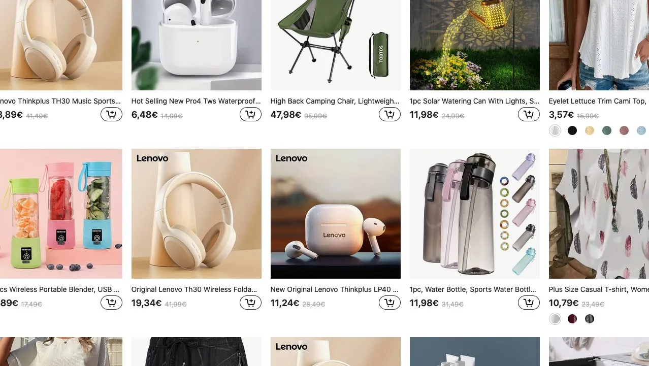 Cosa acquistano i lavoratori d’ufficio in Italia su Temu?